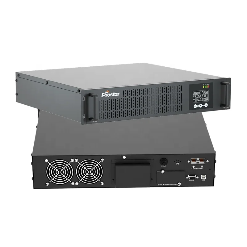 10KVA 192VDC  10KW Rack Mounted Online UPS 220V/230V PF1 with UPS Battery Programmable Output Voltage