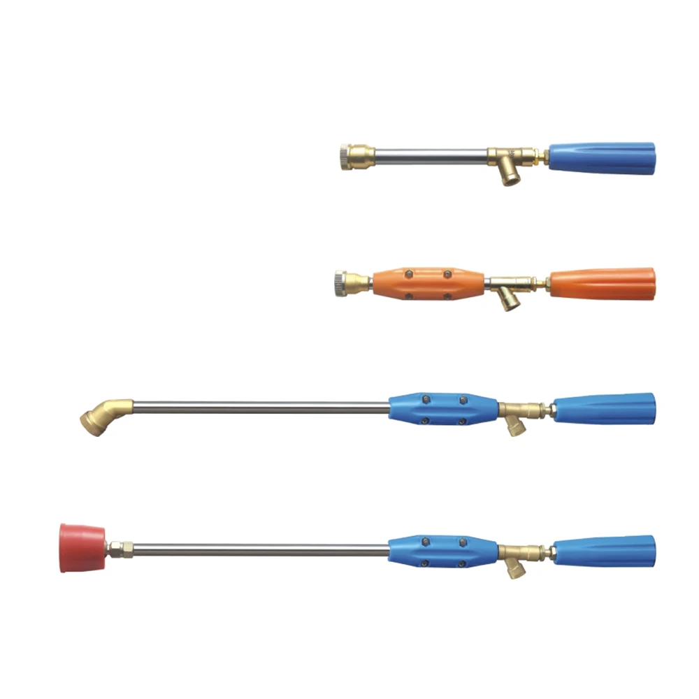 China best price portable professional air car wash dual nozzle high pressure air water spray gun for auto