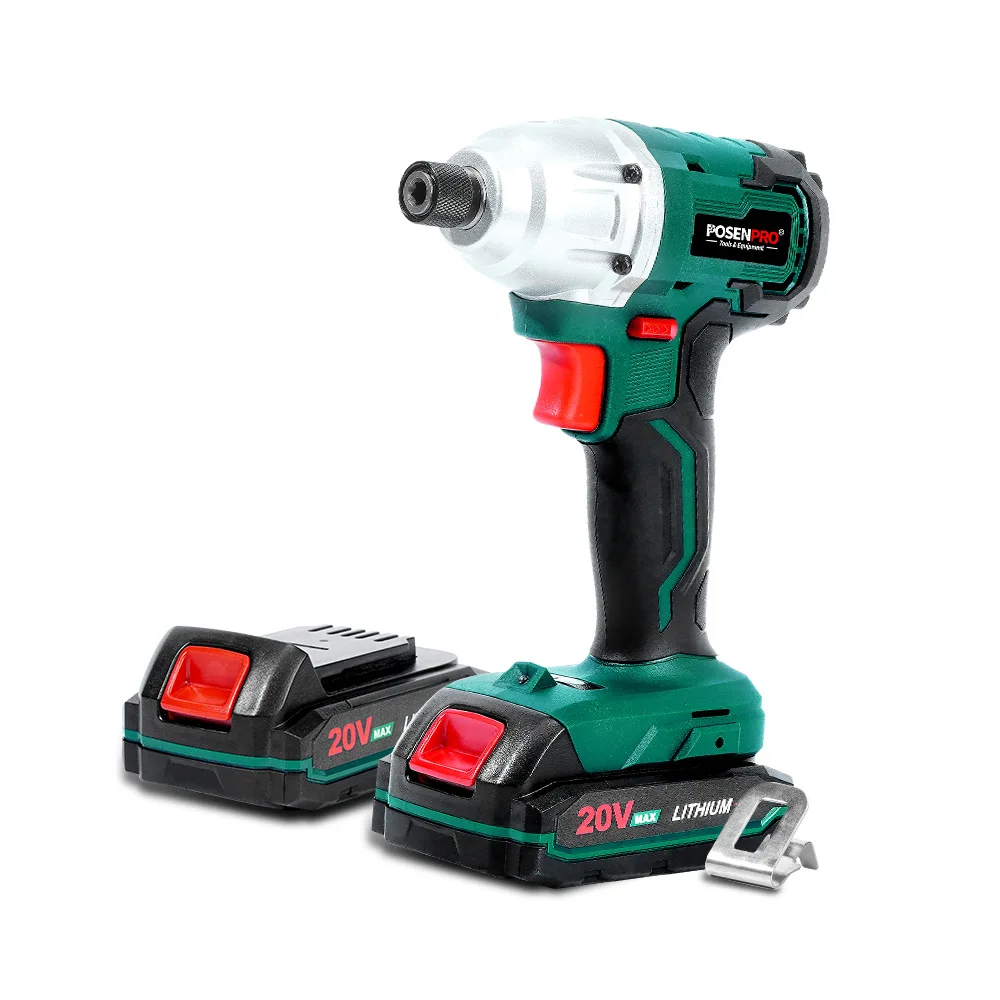  20V Cordless Electric Screwdriver Brushless with two