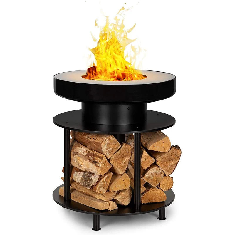 Новый апгрейд Outdoor Camping 2-in-1 Костровая яма с подставкой для дров и костровой ямой