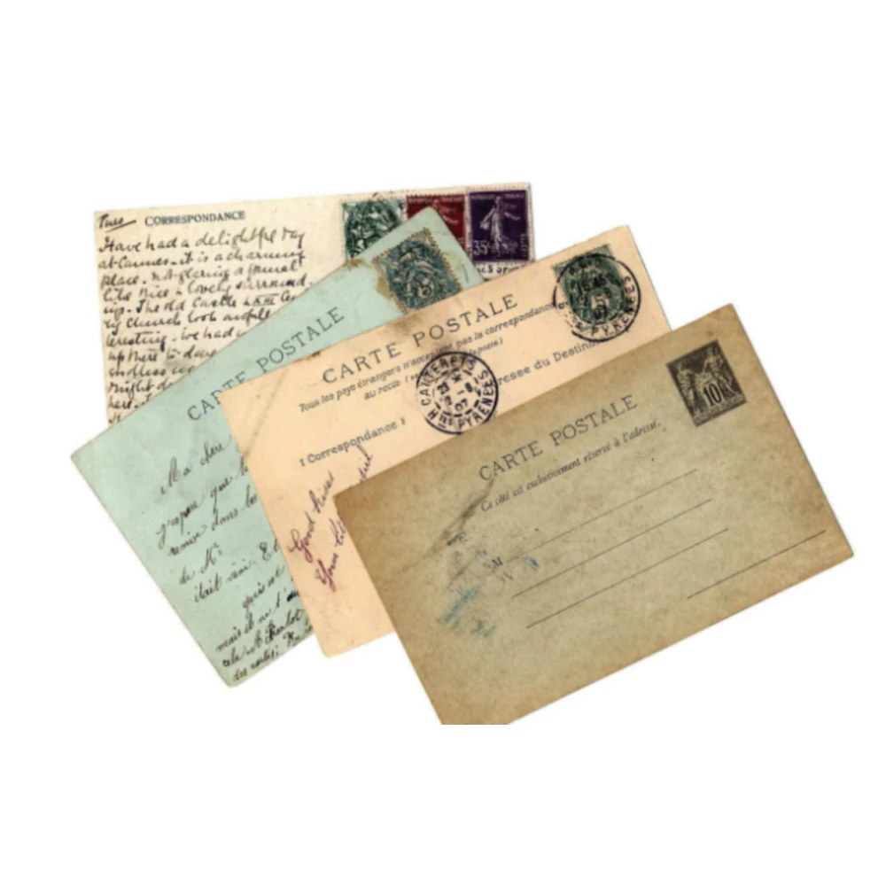 OEM Fashion paper custom printed post cards vintage  printing  postcard