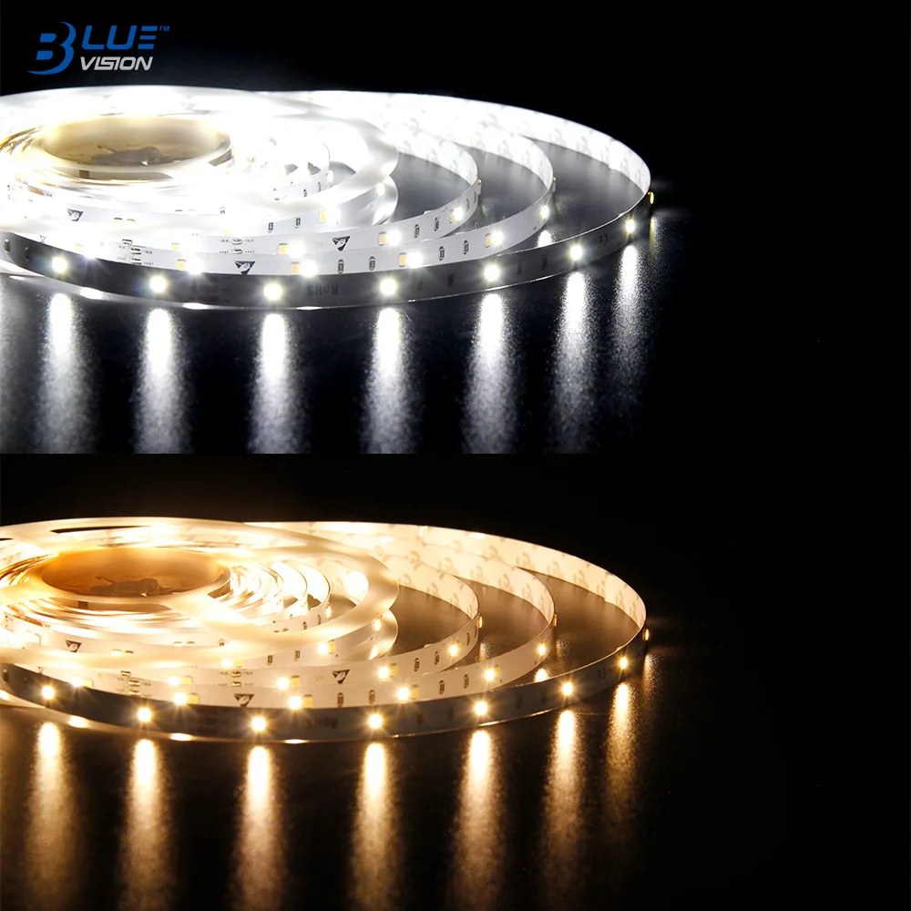 CCT tunable 2835-60 24v led strip light alexa compatible to wifi led strip lights and led light strips with remote