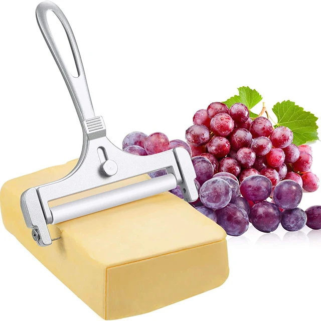 Household stainless steel adjustable wire butter cheese slicer cutting