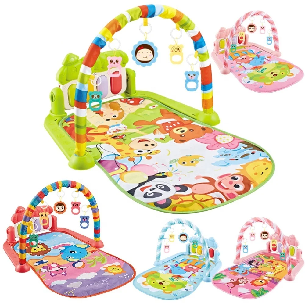 cheap price Pedal Piano 0-12 Months Body Building Instrument Newborn Baby Music Game Blanket Toy Game Pad Ringing Bell Baby Toys