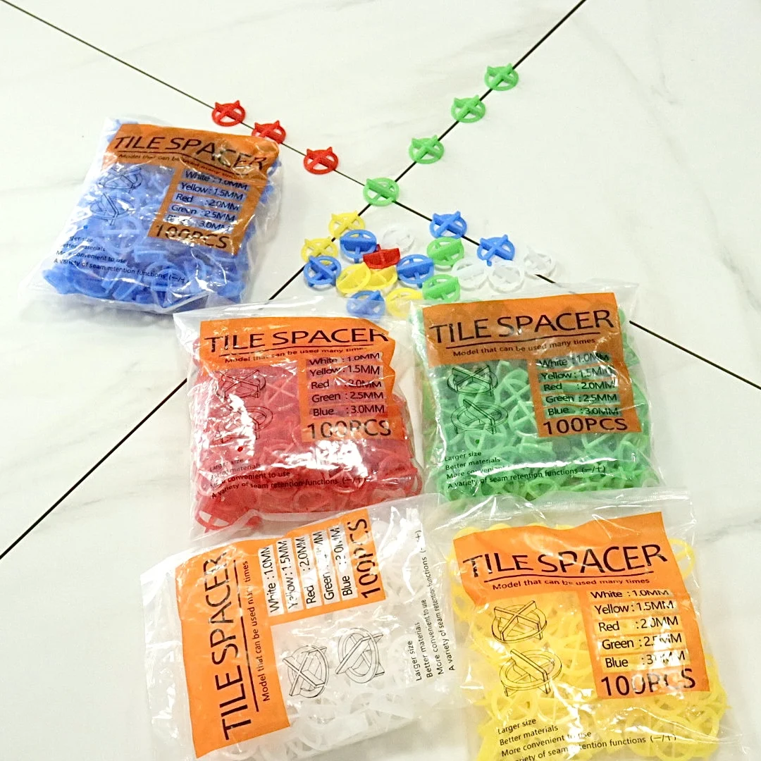 Modern round Shape Tile Spacers for Porcelain Floors New Materials Tile Leveling System Wholesale of Cross Tile Spacers