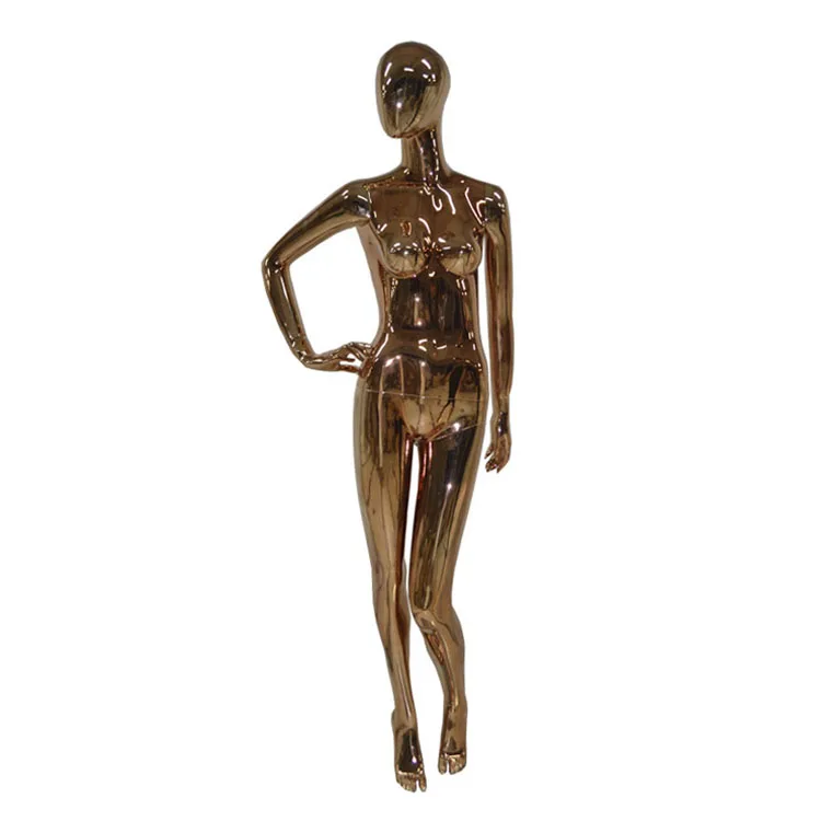 Window Display Fashion Female Rose Gold Mannequin Full Body From Meyshow Display Factory