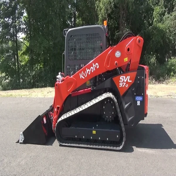 We Supply High Quality Kubota SVL 97-2  Skid Steer Loader With Strong Power Compact 1000kg  With Attachment Now On Discount Sale