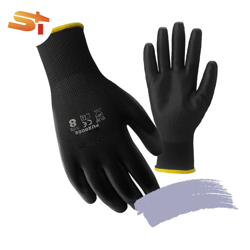 Хлопчатобумажная нейлоновая и спандекс Тяжелая A722 Work-Gloves-30Cm Спецодежда качественная машинка для пальцев хлопковые перчатки работы