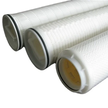 Industrial High flow filter 40'/60' 10 micron polypropylene pleated water filter cartridge for RO water filter housing