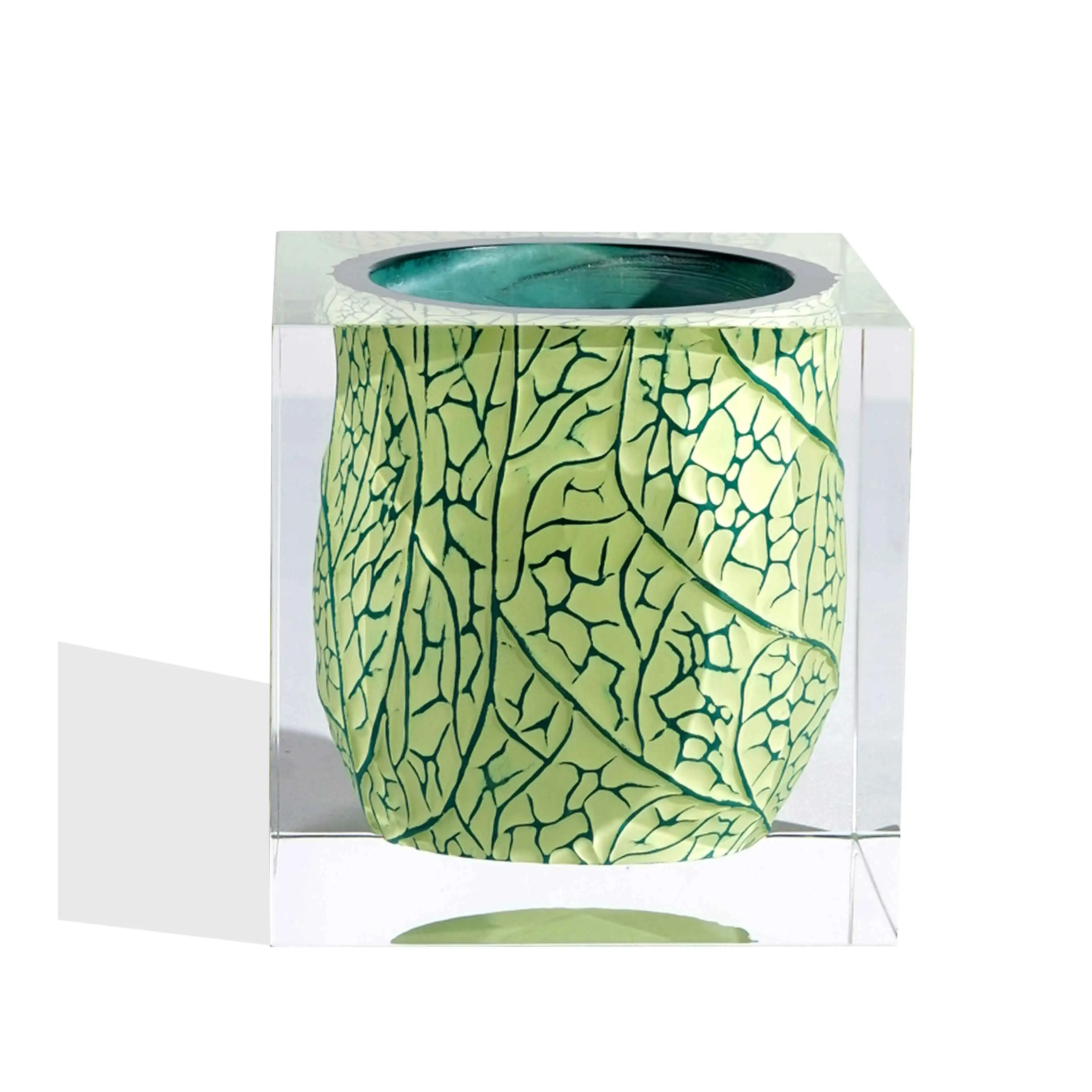 colorful Minimalist home decor flower decoration wedding centerpiece clear glass Acrylic resin vase for table decoration