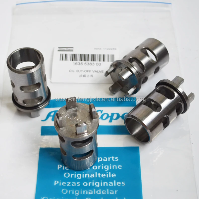 1635538300 1830019445 Atlas Copco original screw air compressor oil stop valve