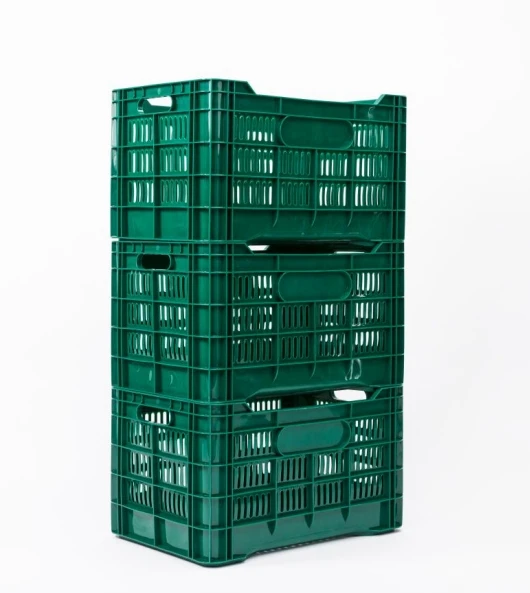 Robust plastic Boxes for vegetable production heavy hard plastic crates for produce fruit plastic crates