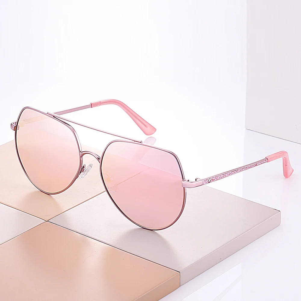 FHD17092 Cool anti-radiation 90s beach vintage coloured red blue mirror pilot glasses