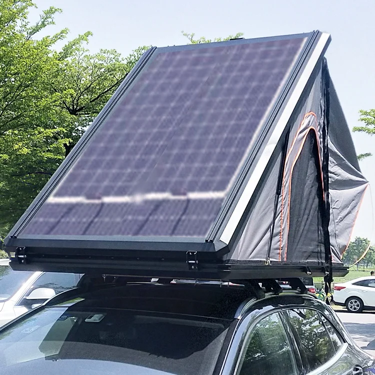Hot Selling Wholesale Outdoor Tent High Quality Aluminum Triangle Outdoor Car Roof Tent Hard Shell Automatic Camping Tent