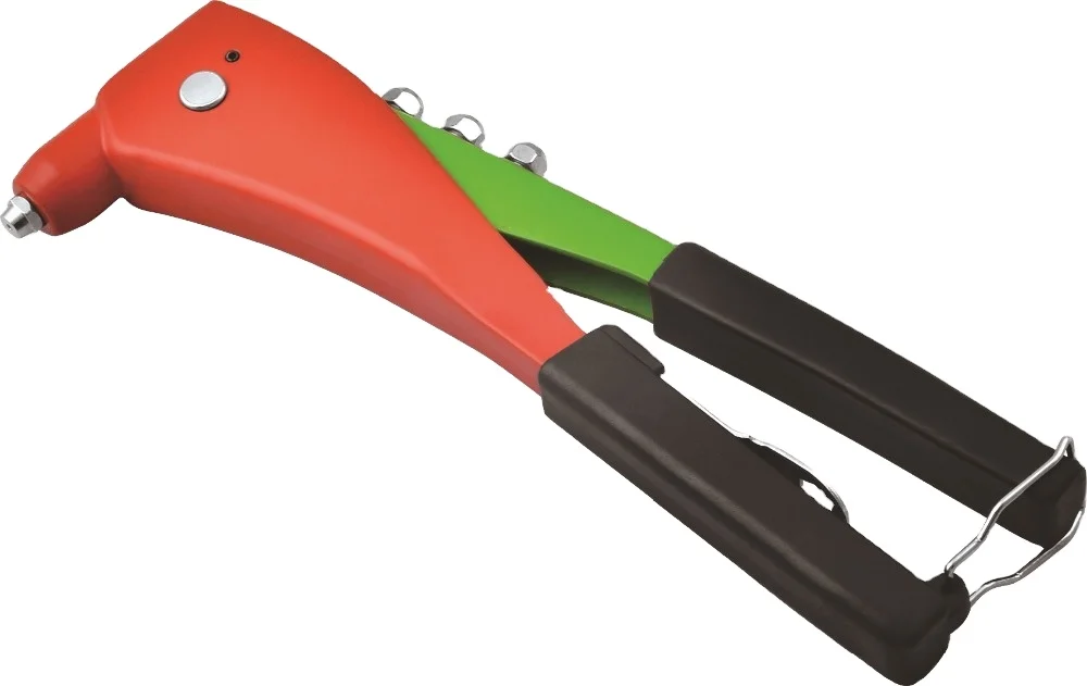 Germany type Heavy duty hand riveter 10' with double color PVC handles
