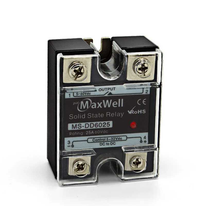 MS-DD6025 SSR-25DD 25a постоянного тока в переменный Тип переменного тока однофазный ssr