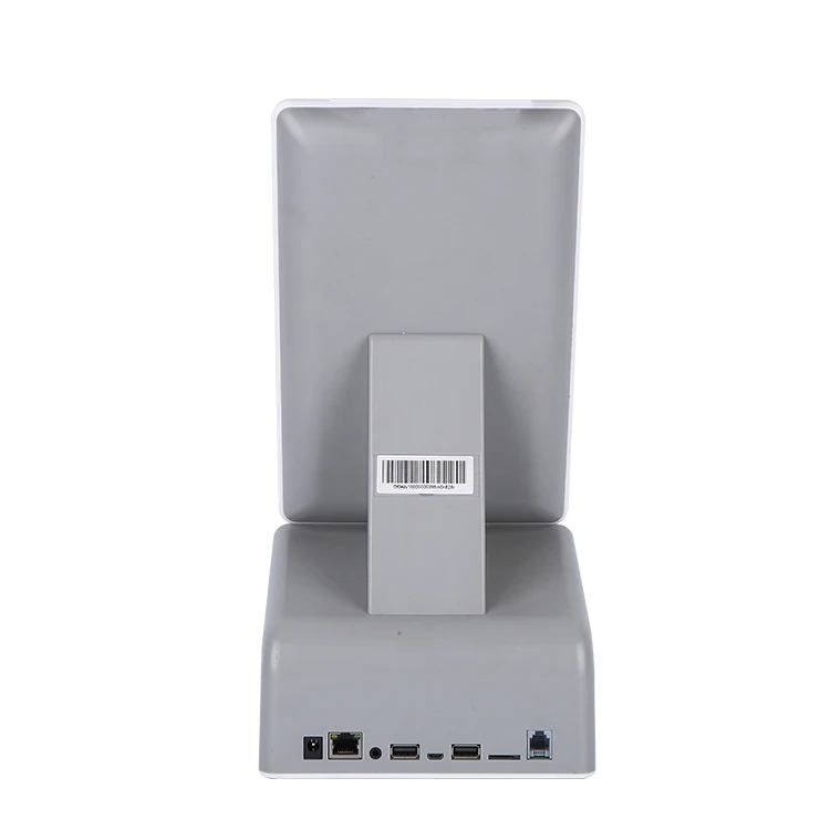 CE certified desktop 10.1inch Self order touch kiosk  All in One ticket dispenser queue management device for bank