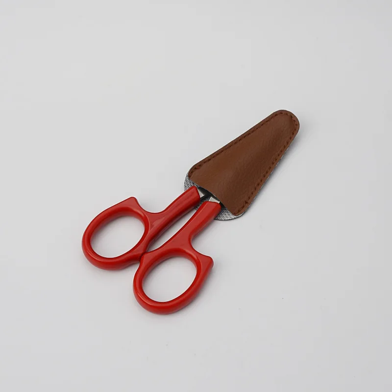 Embroidery Scissors Cover High Quality Leather Scissor Protector Sheath