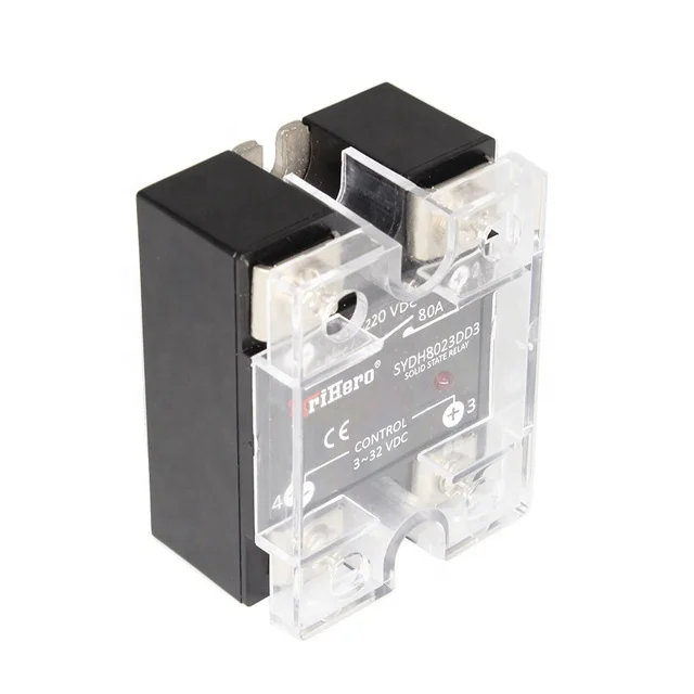 DC-DC 3-32V Control 24-240V 480V Output 40A 60A 80A SSR Solid state relay SSR-40DD