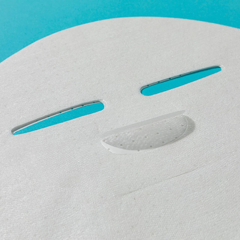 Wholesale Manufacturer  cosmetic korean sheet mask viscose 100% natural silk facial mask sheet facial mask