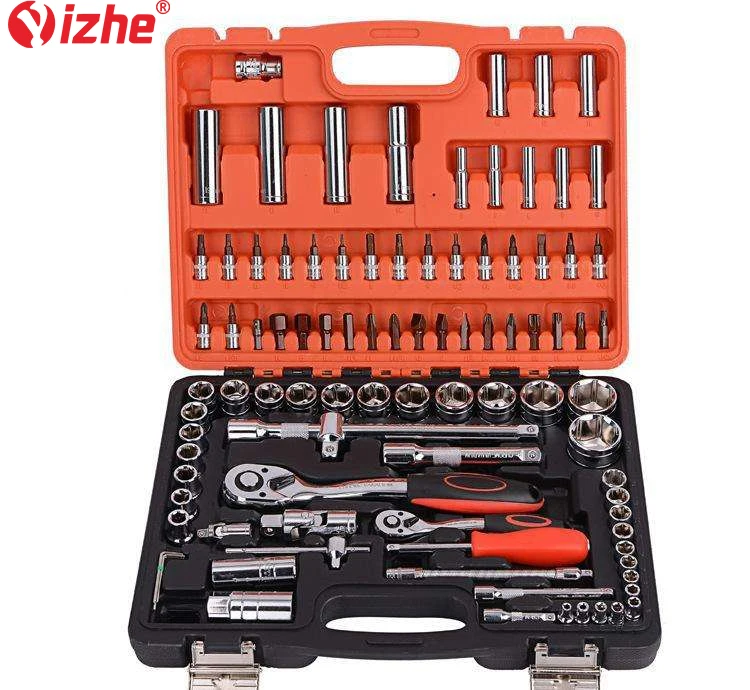 61PCS Car Repair Mechanic Tool Ratchet Torque Wrench Socket Combination Tools Set