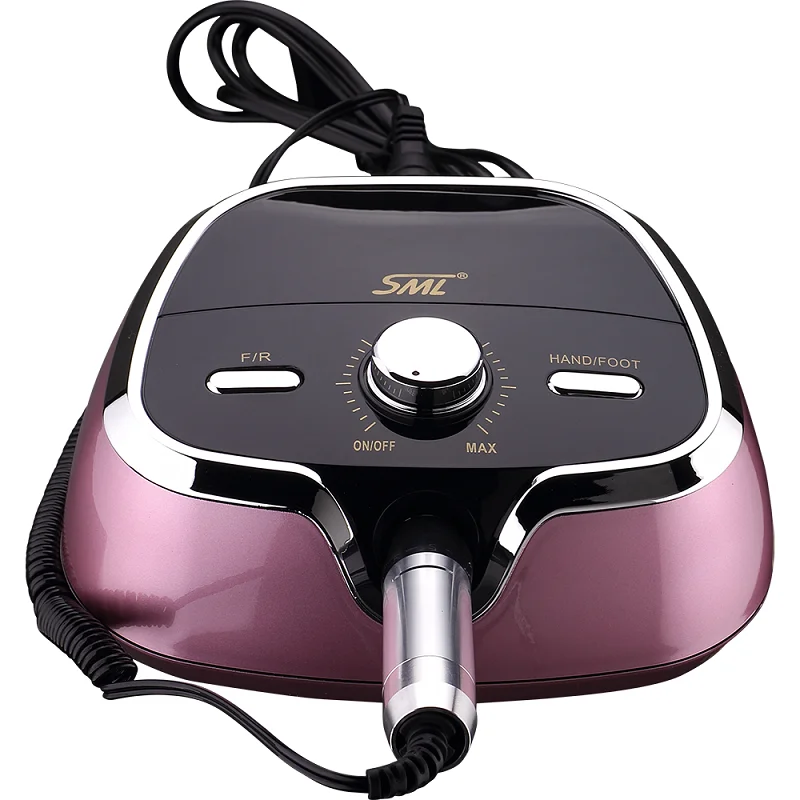SML Private model customized micromotor 35000 rpm electric nail file drill machine nail drill strong for manicure pedicure