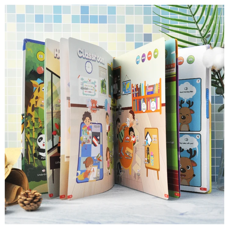 Children English Learning Book Engliah Letters Learn & Play Interactive Sound Book For Kids