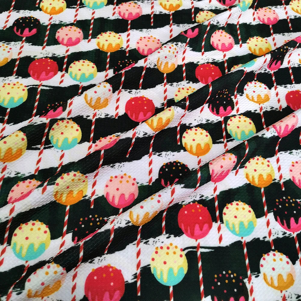 
No MOQ US Popular Wholesale And Custom Printing 4 Way Stretch Textured Liverpool Bullet Fabric By Yard For Head Wrap Hair Bows 