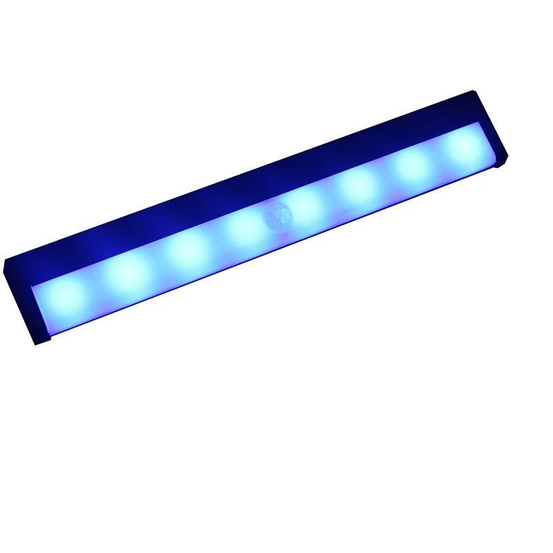 Оптовая Продажа RGB 16 видов цветов Перезаряжаемый USB cabinet light Магнитная Адсорбция светодиодный датчик движения с пультом дистанционного управления для использования внутри
