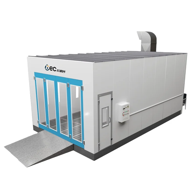 Hot sale spray booths with High efficiency spray paint oven full down draft for paint job oven paint line for garage