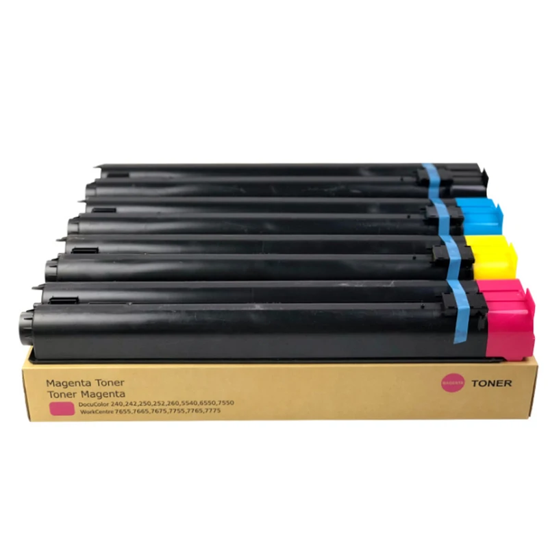  Совместим с картриджем тонером Xerox 700 700i 770 C75 J75 006R01383 006R01384 006R01385