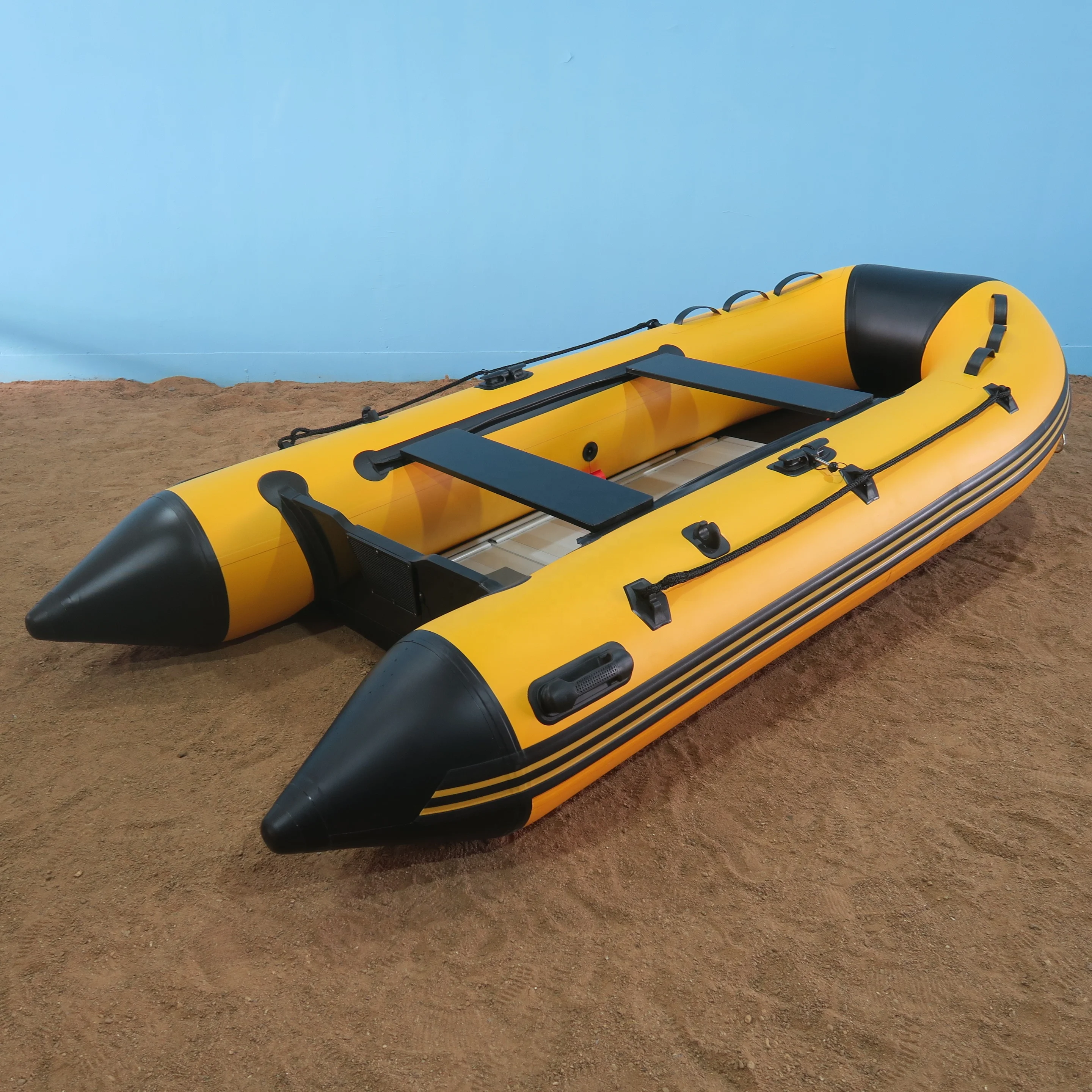 360CM 6 Persons Inflatable fishing rubber motor boat for sale