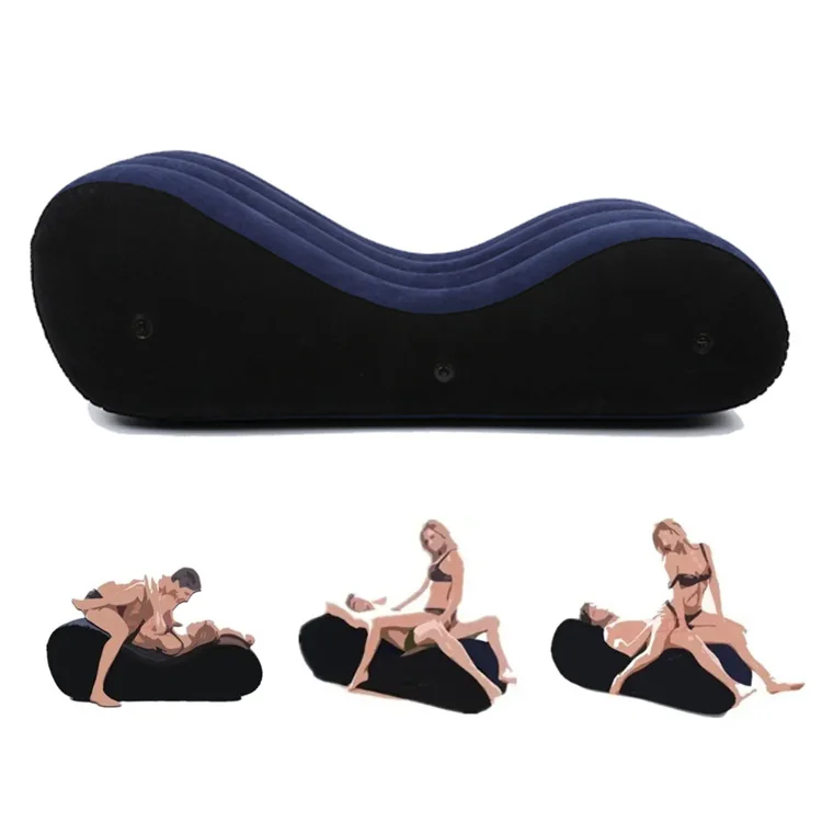 Amazon Hot Selling Portable Camping Travel Sofa Couples Erotic Sex Games Toys Inflatable Sofa Chair Sex Furniture