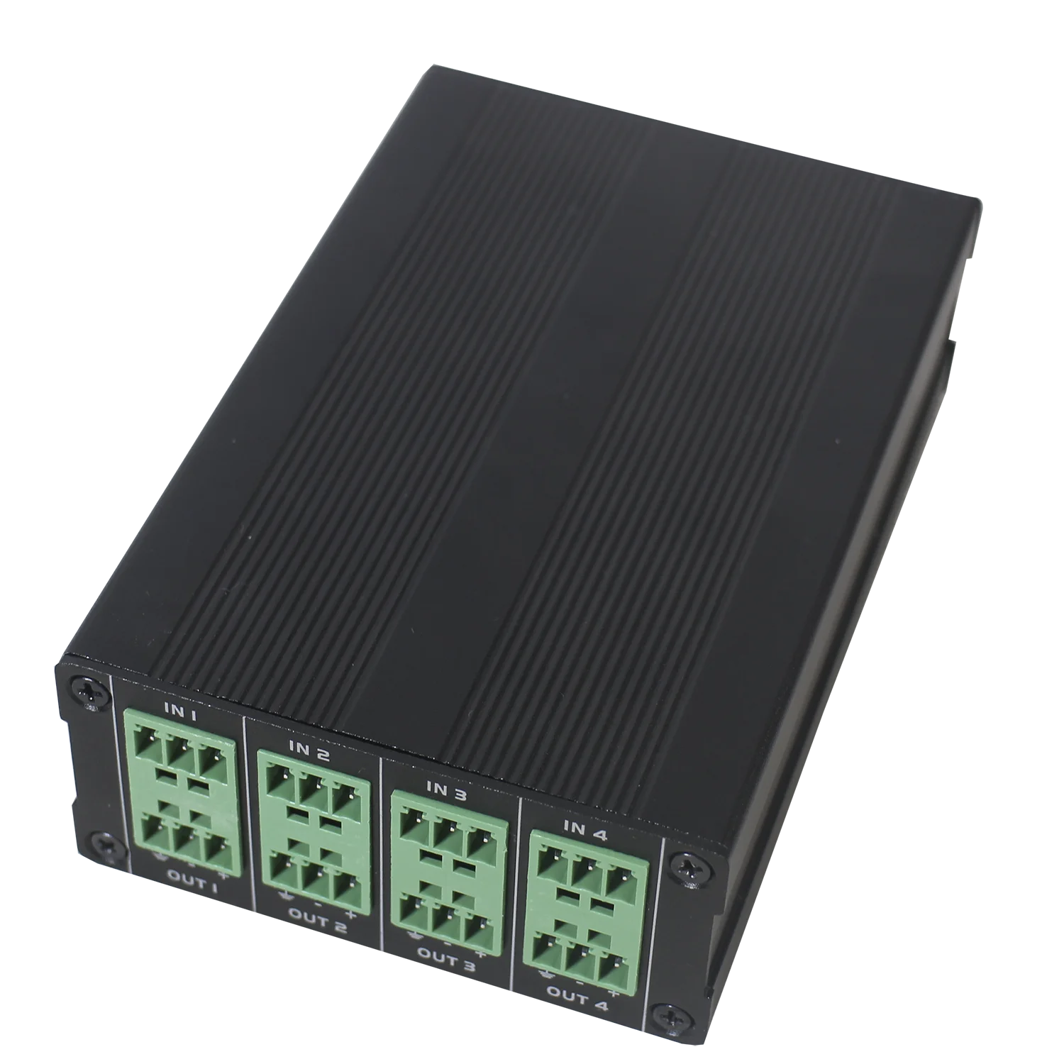 Dante 4 In 4 Out Professional Transmitter Ideal Interface to Increase with Microphones or Aux Inputs Transmitter for PA system