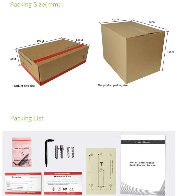 Waterproof 125KHz RFID Access Control T12 Keypad EM Card Reader Door Access Control System Door Lock Opener Keyboard System