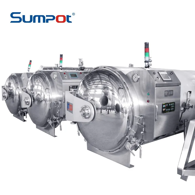 Industrial autoclave food sterilizers retort machine for ready to eat