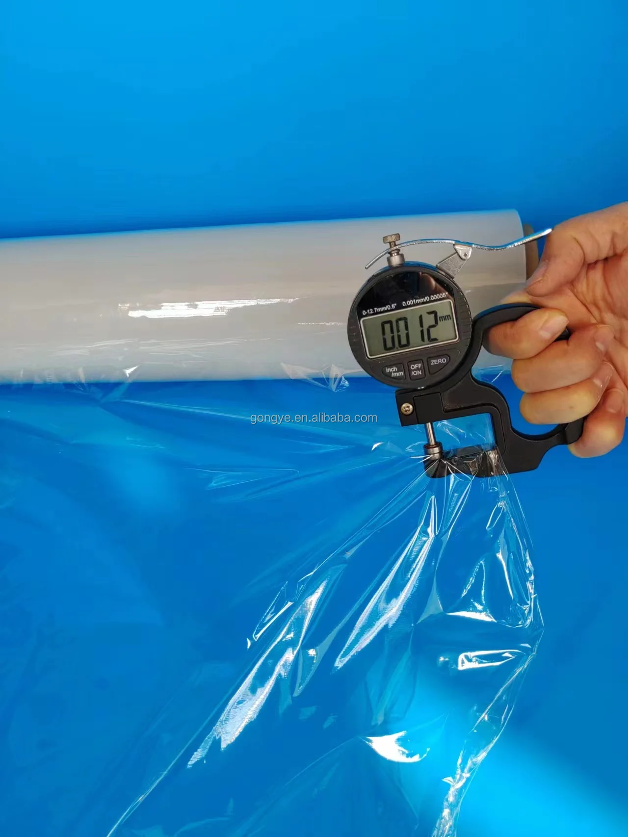 18 Inches Super Thin 80 Gauge Transparent White Plastic Packaging Materials Soft PE Stretch Film Casting Pallet Wrap Film