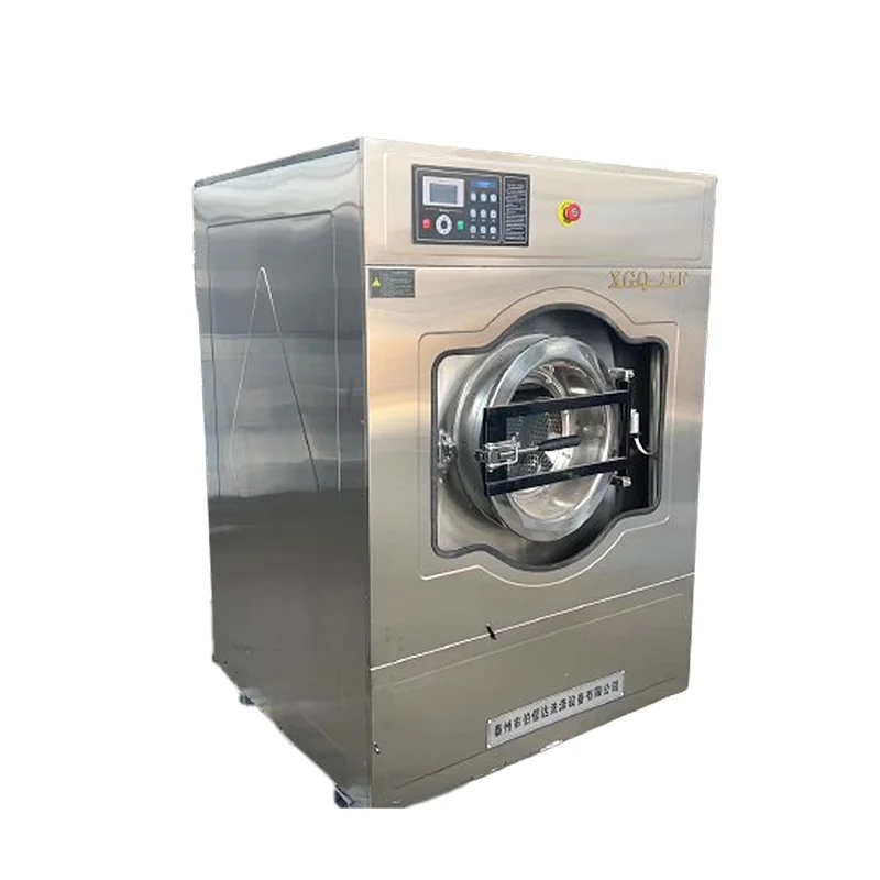 Commercial automatic washing machine 304 stainless steel industrial laundry machine used in laundry shop hospital hotel