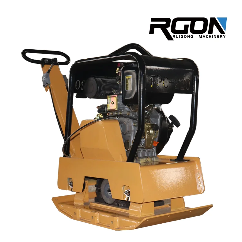 Hot Sale Plate Compactor for Sale Reversible Diesel Sand Compact Concrete Earth Compactor