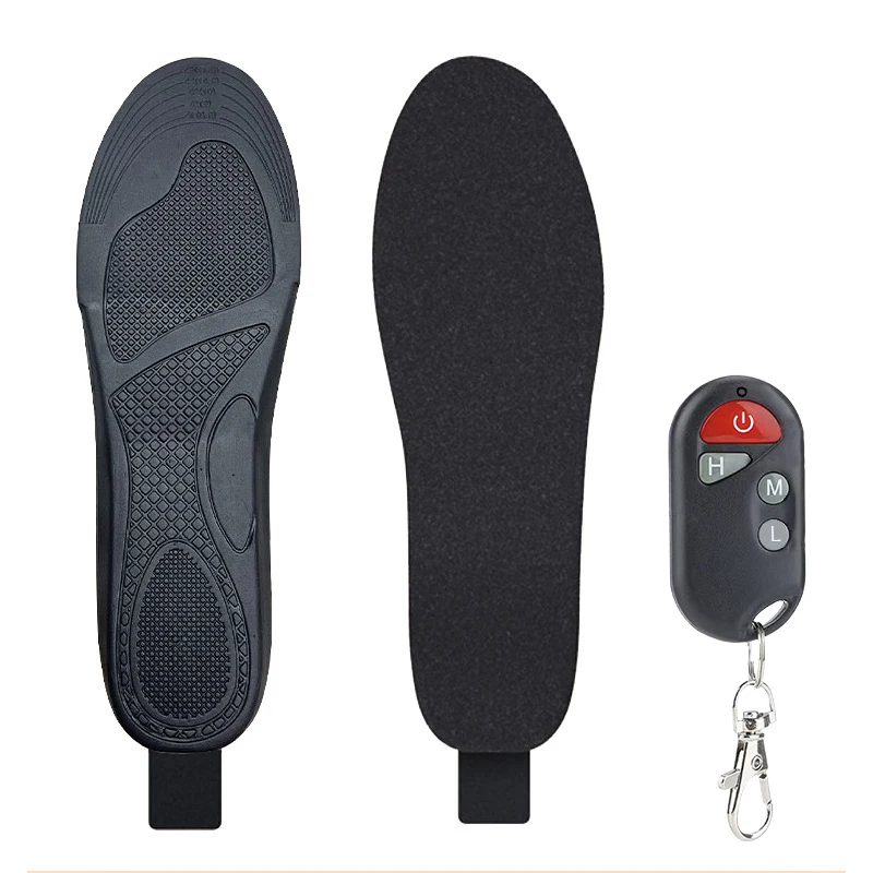 Winter Outdoor Ski Hiking Heated Insoles Rechargeable Electrical Heated Insole For Unisex