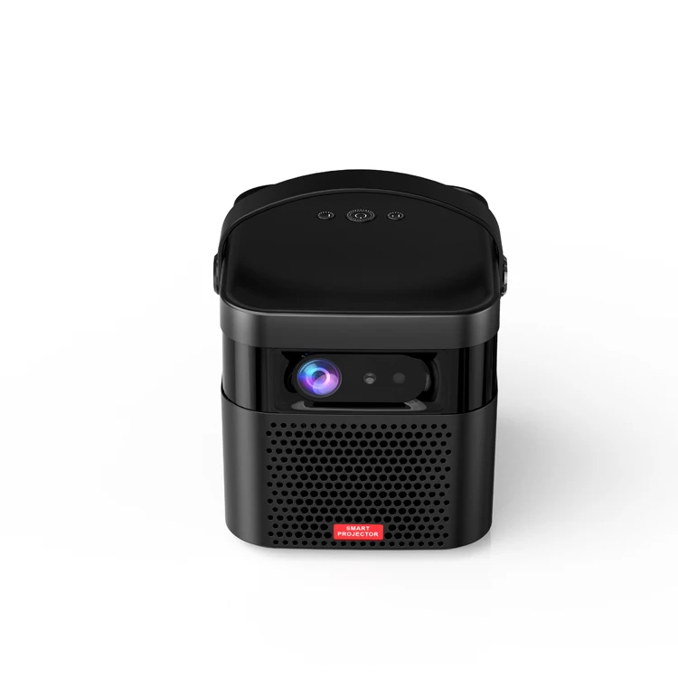 New K5 outdoor mini DLP projector 300 ANSI lumens 960*540P 2GB 32GB android 9.0 3D 4K projector HIFI Stereo movie player