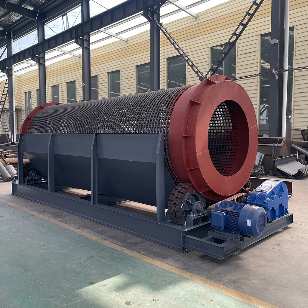 Cylindrical Rotary Vibrating Screen Shaftless Tumbler Screen Stable operation, low energy consumption Flexible features