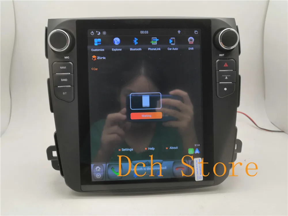 10.4 inch android 11 car dvd player for MITSUBISHI old outlander 2006-2012 tesla screen style navigation radio stereo G6 8 CORES