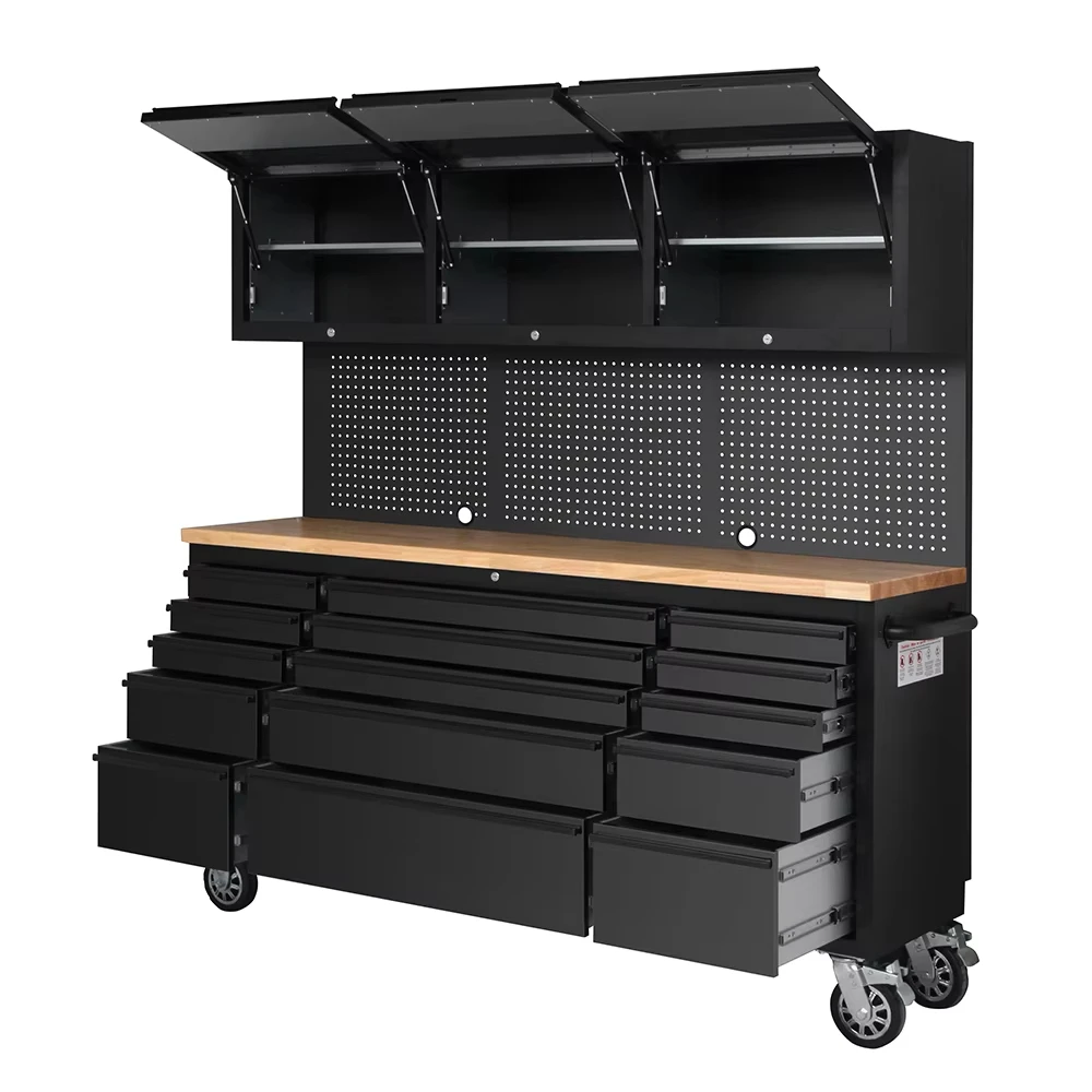 Customized Multi-Size Multi-Purpose Stainless Steel Warehouse Garage Storage Tool Rack With Wheels