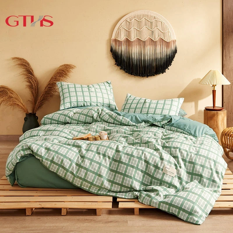 Изготовленный на заказ хлопок плед corbed комплект королева постельных принадлежностей лист Высокое качество 100% белье сатиновая ткань гостиничные простыни постельное набор