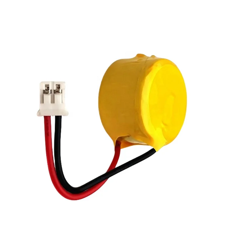 CR2032-4s 4s1p 12V lithium coin button non-rechargeable battery pack with connector 2.0mm plug wires