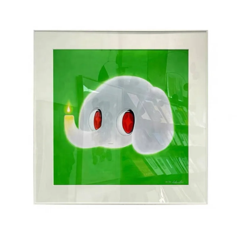 Christmas atmosphere Colorful Modern Watercolor Art Kids Room Decorative Background Wall Printed Animal Theme on Canvas Canvas