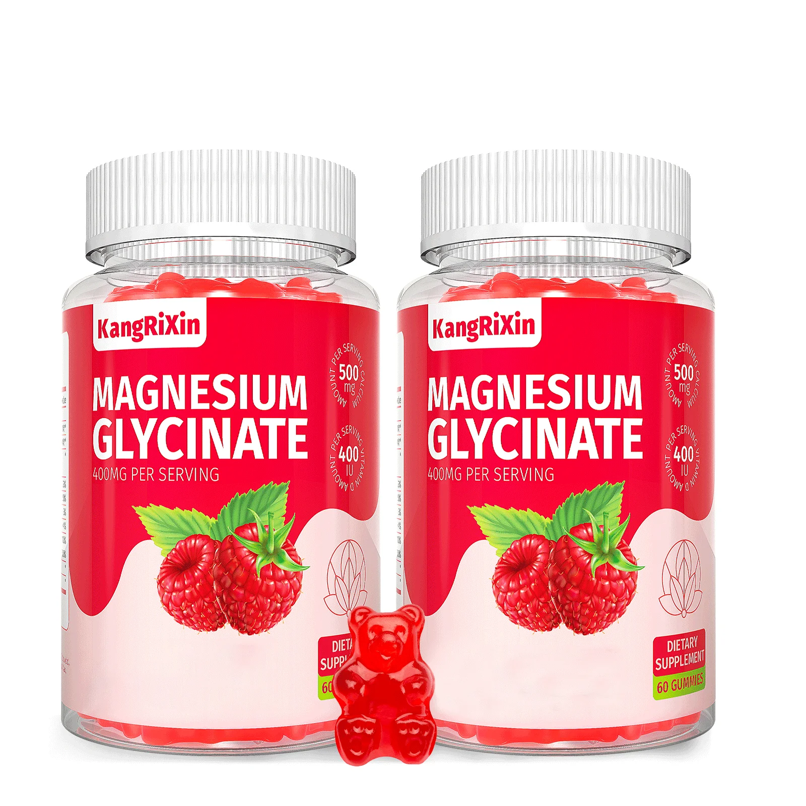 Own-brand vitamin calcium zinc dietary supplement magnesium glycinate gumdrop