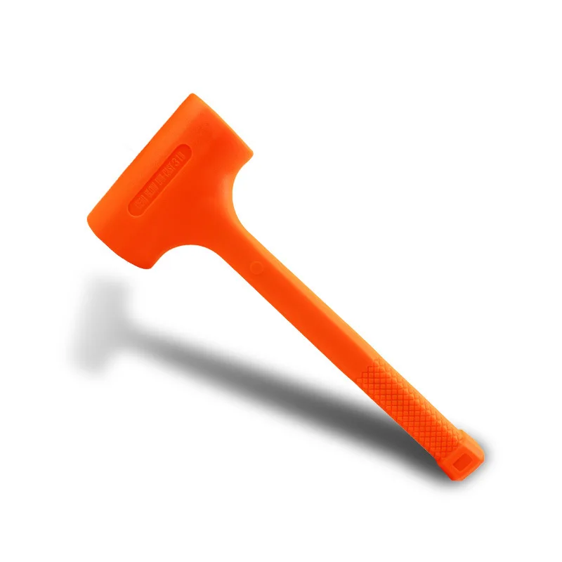Dead Blow Orange Rubber Mallet Plastic Handle Soft Sledge Hammer