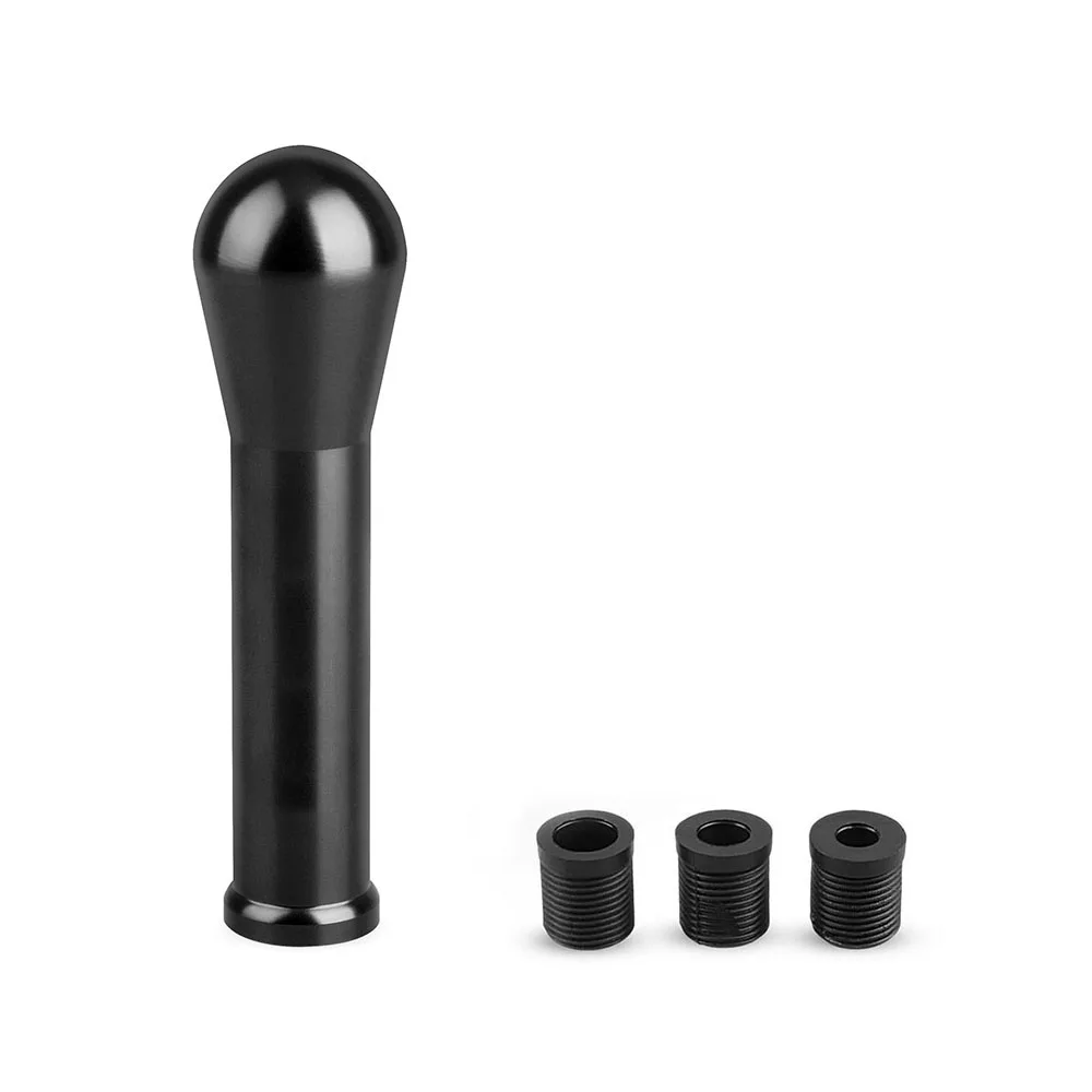Racing 150mm Truck Gear Shift Knob Universal Car Manual Transmission Aluminum Shifter Lever Knob With Three Adapters No Logo